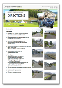 Chapel House Directions PDF